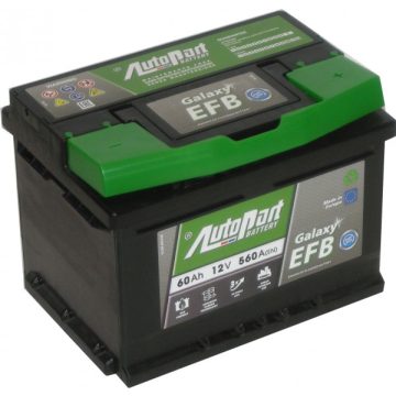   AutoPart Galaxy Efb Start-Stop EFB560 12V 60Ah 560A Jobb+ autó akkumulátor