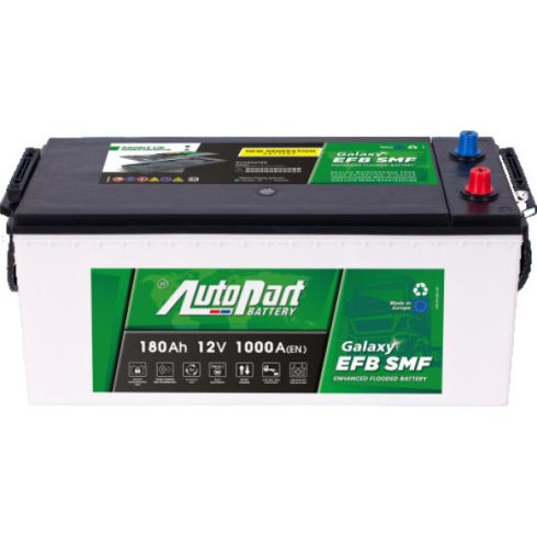 AutoPart GALAXY EFB 12V 180Ah  1000A Bal+ teherautó akkumulátor EFB680