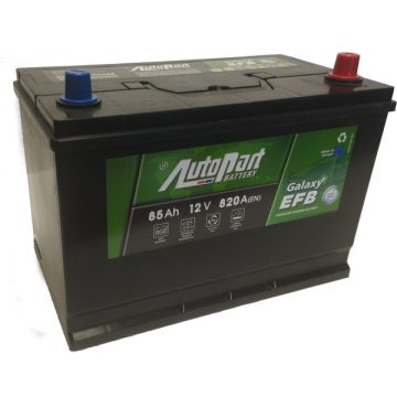   AutoPart GALAXY EFB 12V 85Ah 820A Jobb+ autó akkumulátor EFB985