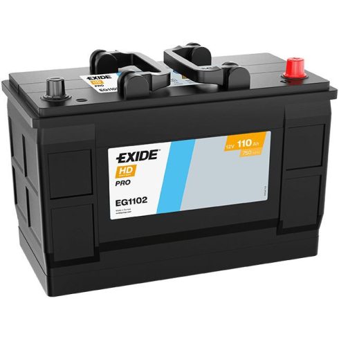 EXIDE TRUCK HD EG1102 12V 110Ah 750A Jobb+ akkumulátor