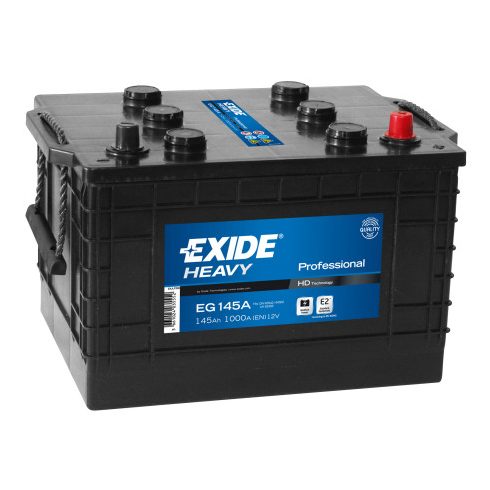 EXIDE TRUCK EG145A 12V 145Ah  1000A Jobb+ akkumulátor