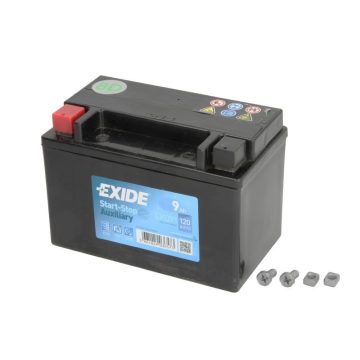 EXIDE 12v 9ah bal+ AGM *YTX9 Indító akkumulátor EK091