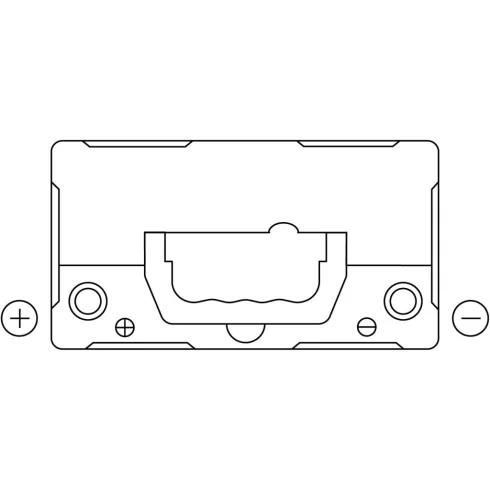 Exide AGM 12V 45Ah/380A START&STOP Indító akkumulátor EK457