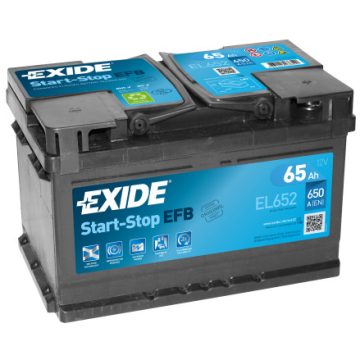 EXIDE ECM EL652 12V 65Ah 650A Jobb+ akkumulátor