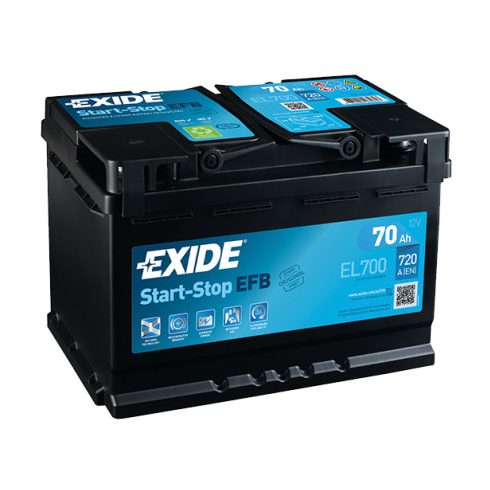 EXIDE ECM EL700 12V 70Ah 720A Jobb+ akkumulátor