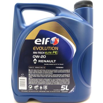 Elf Evolution Rn-Tech Elite FE 0W-20 5L motorolaj