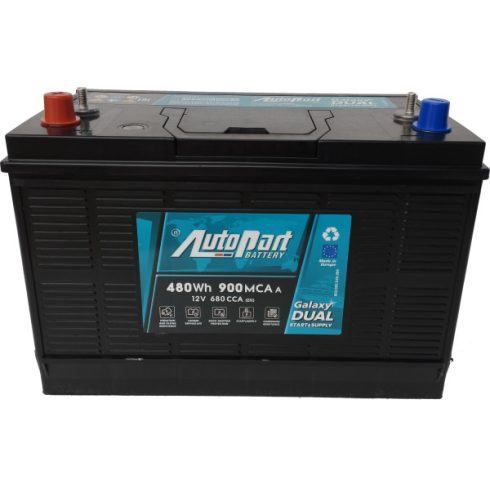 AutoPart Galaxy Voyager DUAL12V 480Wh Bal+ meghajtó akkumulátor GDU381680