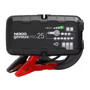   Noco GENIUS PRO25 automata akkumulátor töltő 6V-12V-24V 25A GENIUSPRO25