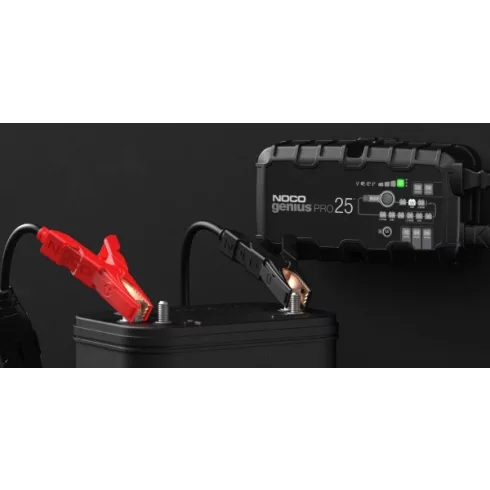 Noco GENIUS PRO25 automata akkumulátor töltő 6V-12V-24V 25A GENIUSPRO25