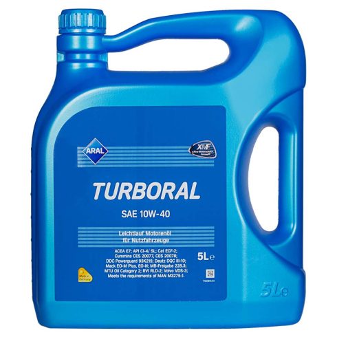 ARAL TURBORAL 10W-40 5 LITER teherautó motorolaj