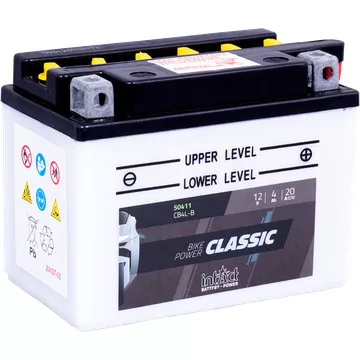 IntAct- 12v 4ah - motor akkumulátor - jobb+ * YB4L-B