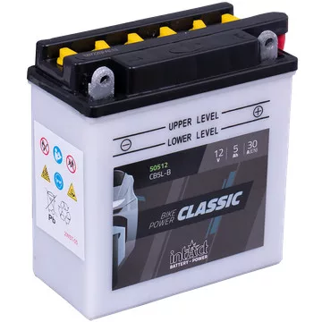 IntAct- 12v 5ah - motor akkumulátor - jobb+ * YB5L-B