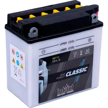 IntAct - 12v 8ah - motor akkumulátor - jobb+ * YB7L-B