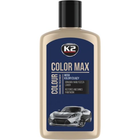 K2 COLOR MAX DARK BLUE színező viasz (sötétkék) 250ml K020DARKBLUE