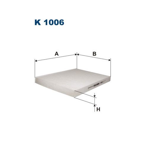 Filtron Pollen (utastér) szűrő Audi A3, TT K 1006