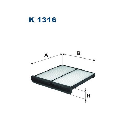 Filtron  Pollen (utastér) szűrő MAZDA 3, 3/HATCHBACK, 6, 6/KOMBI, CX-5 1.5-2.5H 11.11- K 1316