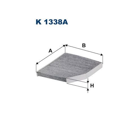 Filtron Pollen (utastér) szűrő TRANSIT V363 1.0H-Electric 09.12- K 1338A