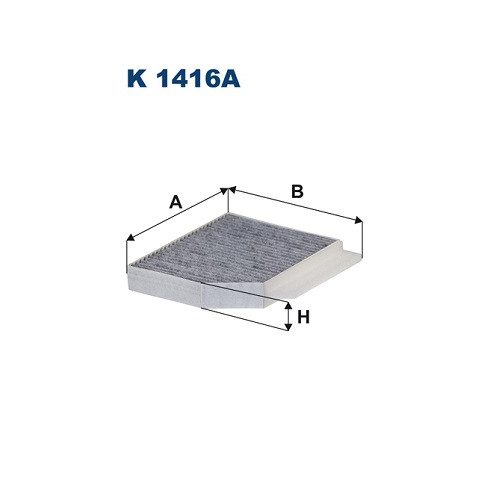 Filtron Pollen (utastér) szűrő C T-MODEL (S205), C T-MODEL (S206), C (W205) 1.5-Electric 06.11- K 1416A