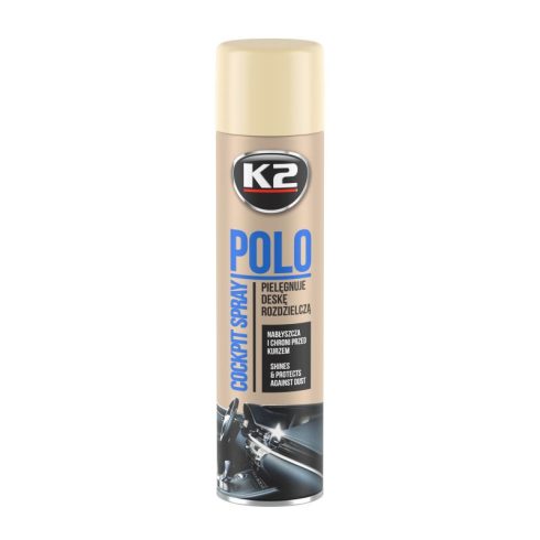 K2 POLO COCKPIT vanília illatú műszerfal gondozó spray 600ml K406WA