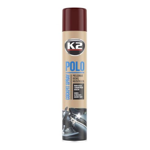 K2 Polo műszerfal és műanyagápoló spray (cola) 750ml K407CO0