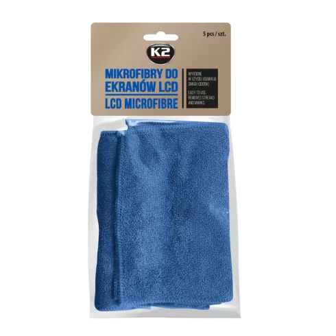 K2 LCD MICROFIBRES SET Mikró szálas-kendő készlet 5 pcs K711