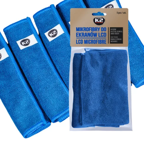 K2 LCD MICROFIBRES SET Mikró szálas-kendő készlet 5 pcs K711