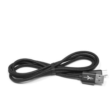   TKN mobil adat és töltő kábel USB 2.0 C típus 120 cm fekete KAB000204 