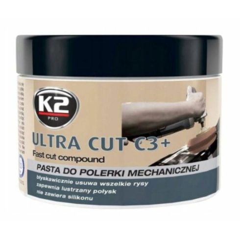 K2 PRO ULTRA CUT C3+ gyors polírozó paszta 600g L004