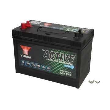   YUASA EFB 12V 100Ah/750A Active Leisure & Marine EFB meghajtó akkumulátor Bal+ L31EFB