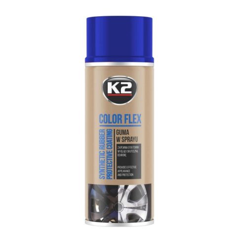 K2 COLOR FLEX BLUE kék gumispray 400ml L343NP