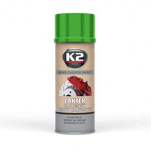 K2 BRAKE CALIPER paint L346ZI 400ml zöld féknyereg festék