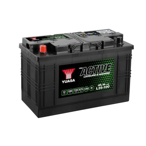 YUASA 12V 100Ah/720A Active Leisure & Marine meghajtó akkumulátor Bal+ L35-100