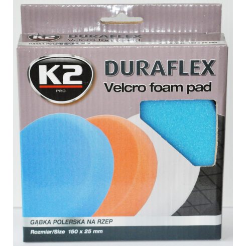 K2 PRO DURAFLEX L611 tépőzáras polírkorong kék