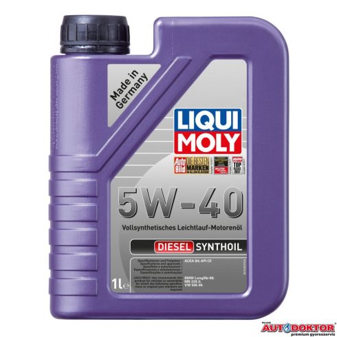 Liqui Moly Diesel Synthoil 5W-40 1L motorolaj LM1340