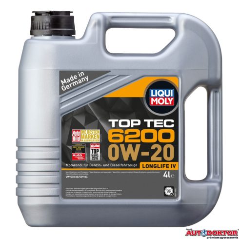 Liqui Moly Top Tec 6200 LM20788 0W-20 motorolaj 4L