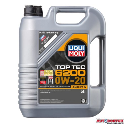 Liqui Moly Top Tec 6200 LM20789 0W-20 motorolaj 5L