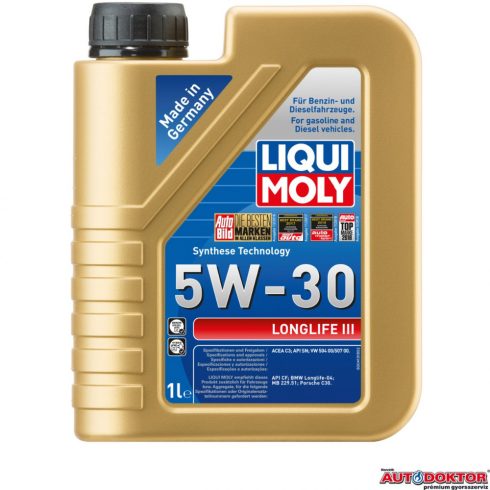 Liqui Moly Longlife III 5W-30 1L motorolaj LM20820