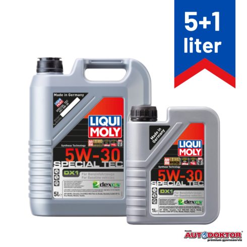 Liqui Moly Special Tec DX1 5W-30 6L motorolaj LM20969+20967