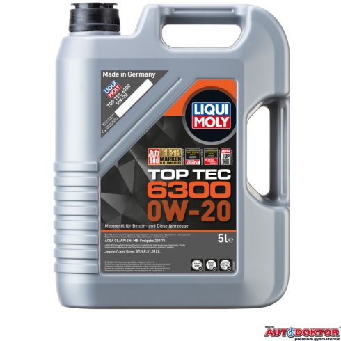 Liqui Moly Top Tec 6300 LM21217 0W-20 motorolaj 5L