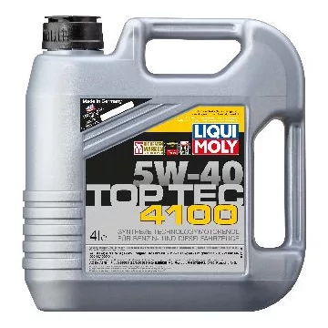 Liqui Moly Top Tec 4100 LM2195+9510 5W-40 motorolaj 5L