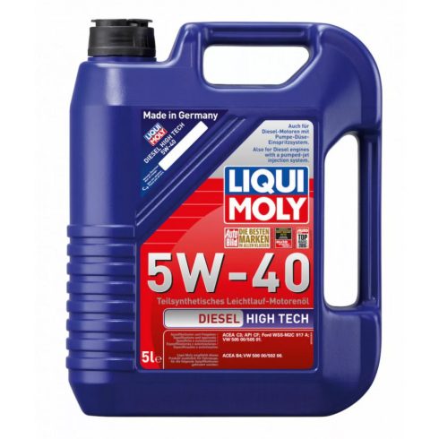 Liqui Moly Diesel High Tech 5W-40 motorolaj 5L LM2696