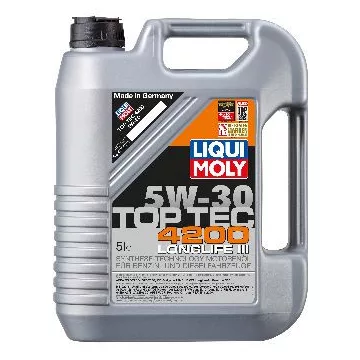 Liqui Moly Top Tec 4200 LM8973+8972 5W-30 C3 6L motorolaj