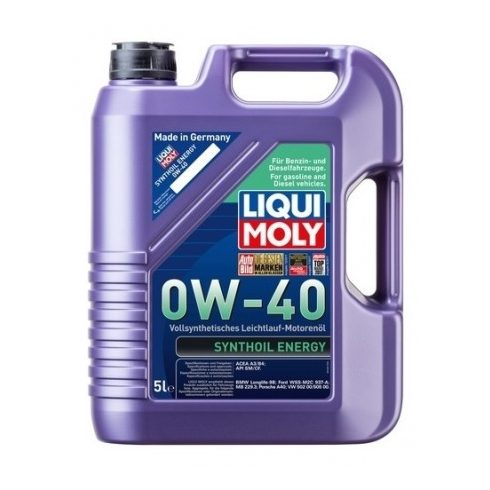 Liqui Moly Synthoil Energy 0W-40 motorolaj 5L