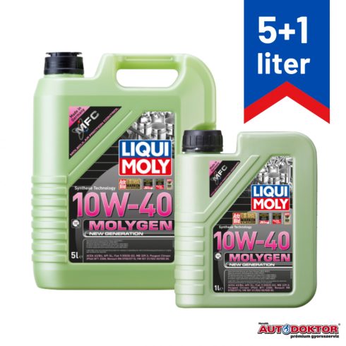 Liqui Moly Molygen New Generation 10W-40 spec. motorolaj 6L LM9951+9955