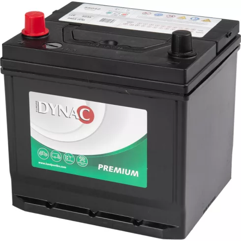 DYNAC Premium - 12v 50 Ah - ázsia - bal+ autó akkumulátor LMFV 55042