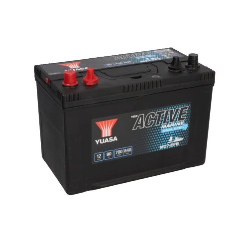 YUASA 12V 90Ah/700A DUAL EFB Munka akkumulátor Bal+ M27-EFB