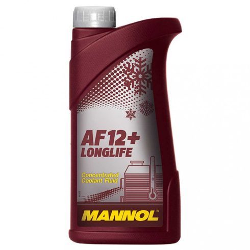 Mannol fagyálló hűtőfolyadék Longlife Antifreeze AF12+ Piros 1L MANNOLAF12+1L