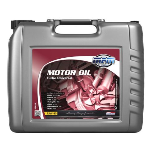 MPM Motorolaj 15W-40 Turbo universal 20L