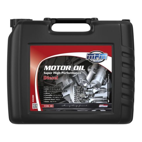 MPM Motorolaj 15W-40 Super High Perf. Diesel 20L