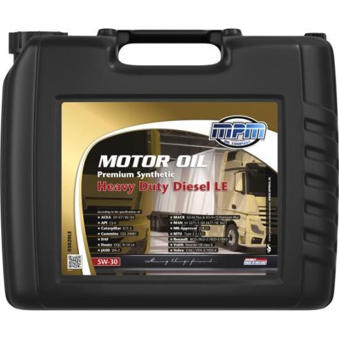 MPM Motor Oil 5W-30 Premium synt. Heavy Duty Diesel LE 20L